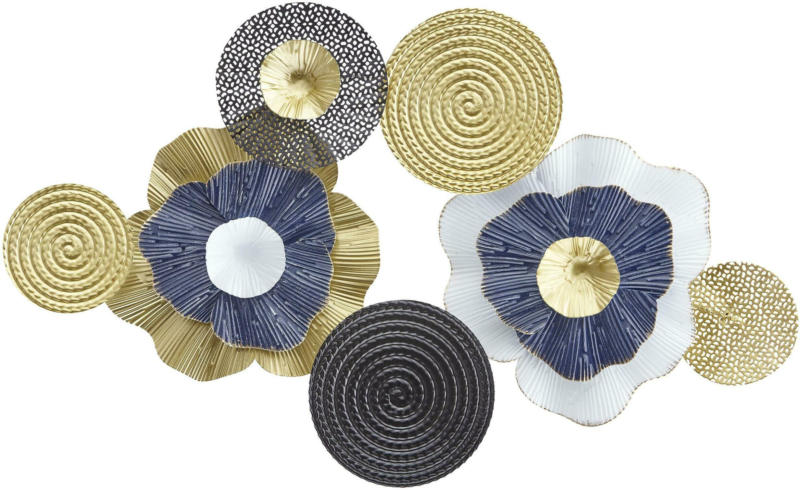 Wanddeko Indigo aus Eisen