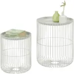 mömax Beistelltischset aus Metall, 2-teilig