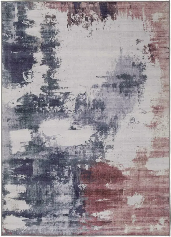 Webteppich Siena 2 in Grau/Rosa ca. 120x170cm