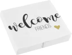 Serviette Kai in Weiß