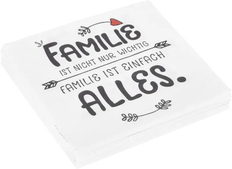 Serviette Laura in Wei&szlig;