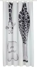 mömax Dornbirn - Ihr Trendmöbelhaus in Dornbirn Duschvorhang Giraffe in Grau ca. 180x200cm