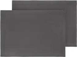 Tischset Steffi in Anthrazit ca. 33x45cm, 2er-Set