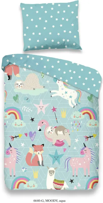 Babybettwäsche Moody Junior aus Baumwolle