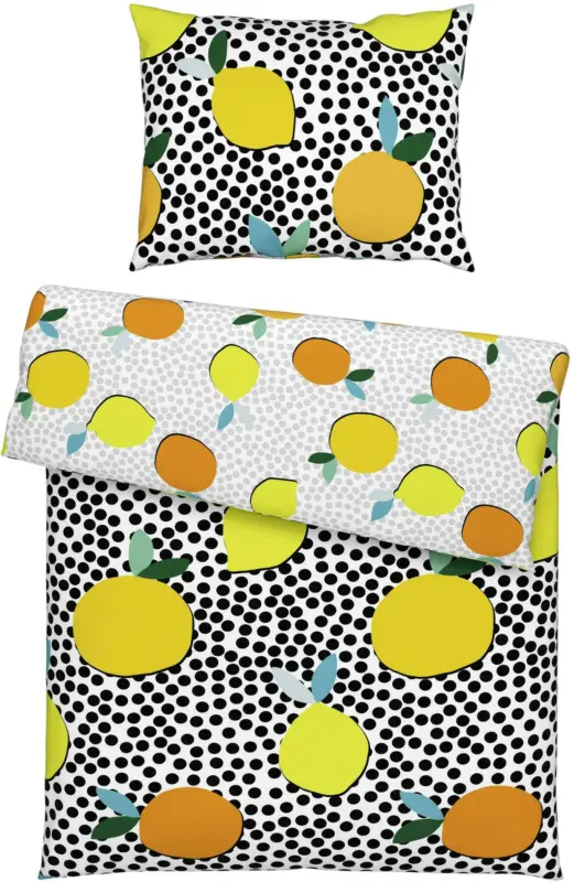 Bettwäsche Lemon Wende ca. 140x200cm