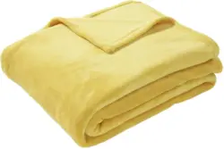 Kuscheldecke Kuschelix in Gelb ca. 140x200cm