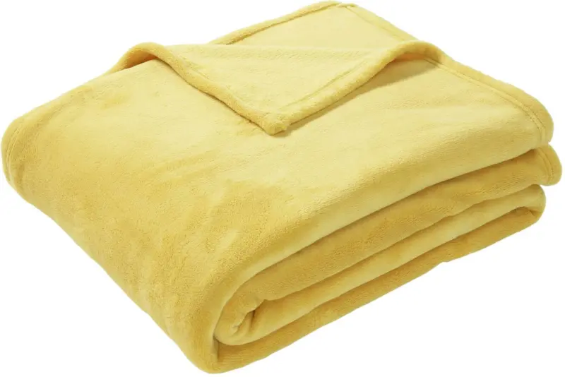 Kuscheldecke Kuschelix in Gelb ca. 140x200cm