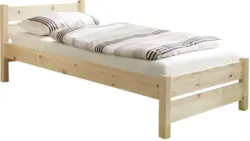 Bett 'Bora', aus Kiefer, kieferfarben