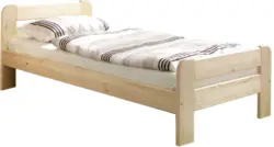 Bett 'Bert', aus Kiefer, kieferfarbe