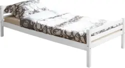 Bett 'Nadine', aus Kiefer, weiß