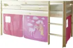 mömax Dornbirn - Ihr Trendmöbelhaus in Dornbirn Spielbett 'Malte',aus Kiefer, kieferfarben/pink