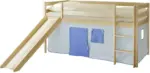 mömax Dornbirn - Ihr Trendmöbelhaus in Dornbirn Spielbett 'Manuel',aus Kiefer, hellblau/dunkelblau/kiefer