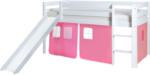 mömax Frastanz - Ihr Trendmöbelhaus in Frastanz Spielbett 'Manuel',aus Kiefer, rosa/weiß/hellrosa