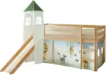 mömax Spielbett 'Kasper',aus Kiefer, multicolor/kieferfarben