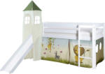mömax St. Pölten - Ihr Trendmöbelhaus in Sankt Pölten Spielbett 'Kasper',aus Kiefer, multicolor/weiß