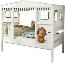 Hausbett 'Lio', aus Kiefer, weiß