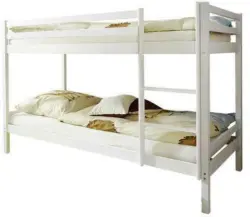 Etagenbett 'Rene', aus Kiefer, weiß