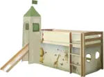 mömax Dornbirn - Ihr Trendmöbelhaus in Dornbirn Spielbett 'Toby R', aus Buche, multicolor/naturfarben