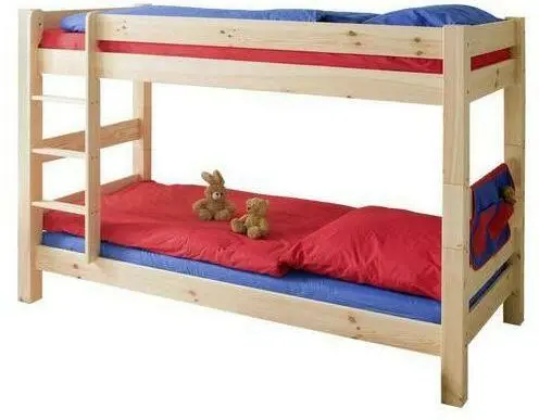 Etagenbett 'Jan', aus Kiefer, naturfarben