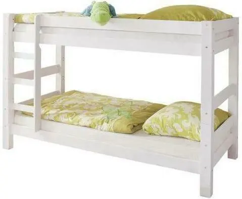 Etagenbett 'Jan', aus Kiefer, weiß