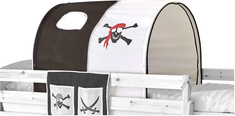 Tunnelset 'Tunnelset', schwarz/weiß