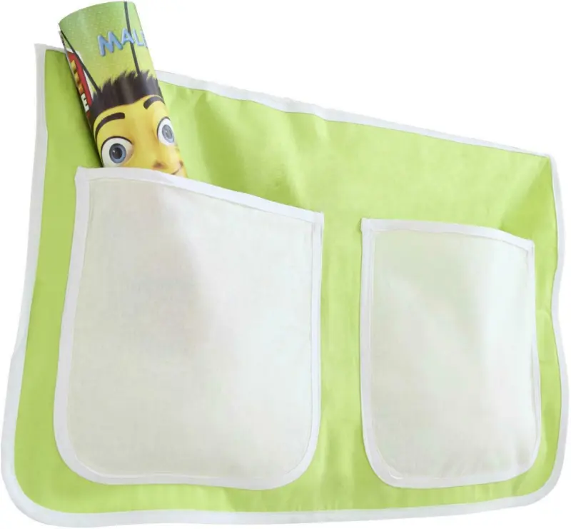 Betttasche 'Stofftasche', grün/beige