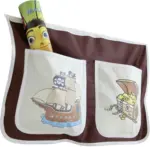 mömax Betttasche 'Stofftasche', dunkelbraun