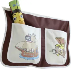 Betttasche 'Stofftasche', dunkelbraun