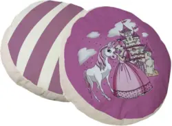 Zierkissen Pferd in Pink ca. 40x40cm