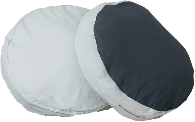 Zierkissen 'Kissensatz', anthrazit/hellgrau