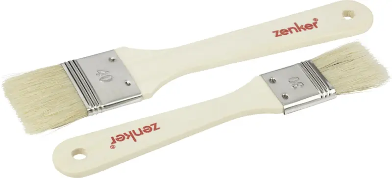 Backpinsel Holz, 2er Set