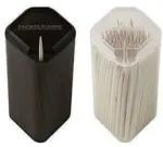 mömax Zahnstocher Stick in Grau/Weiß, 400 Stück