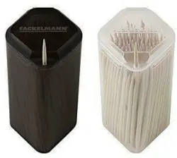 Zahnstocher Stick in Grau/Weiß, 400 Stück