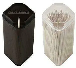 Zahnstocher Stick in Grau/Weiß, 400 Stück