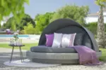 mömax Dornbirn - Ihr Trendmöbelhaus in Dornbirn Gartenmuschel Kos in Grau inkl. Zierkissen