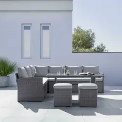 Loungegarnitur in Grau