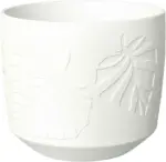mömax Dornbirn - Ihr Trendmöbelhaus in Dornbirn Übertopf Palm in Weiß Ø ca. 16,5cm