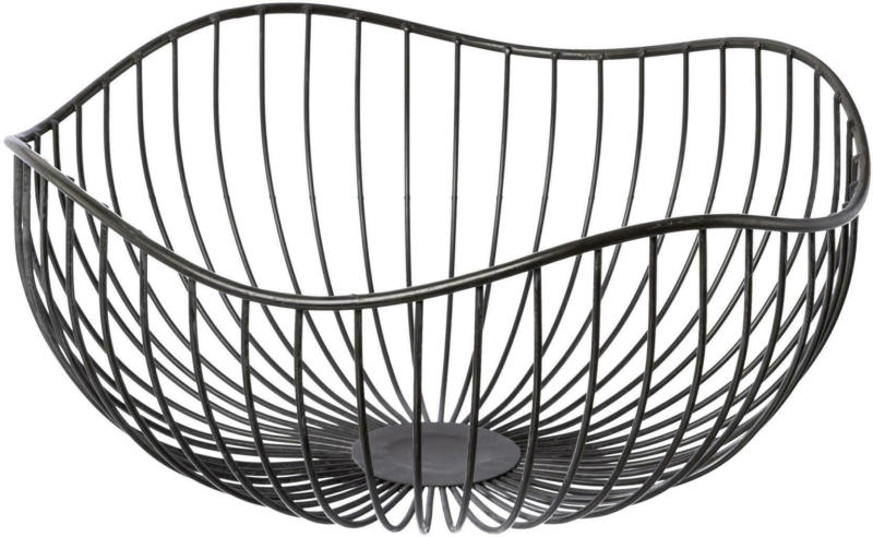 Dekoschale Strealla in Schwarz Ø ca. 30cm