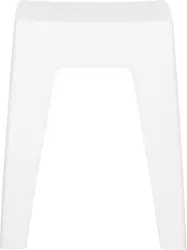 Stapelhocker Kumba in Weiß