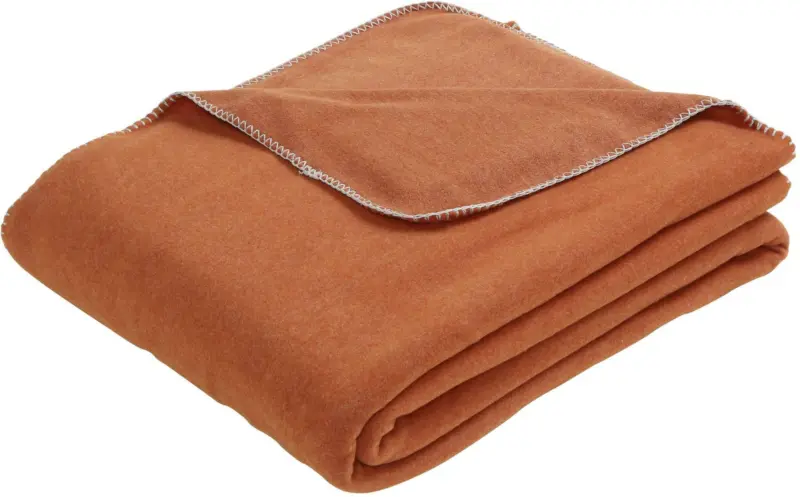 Kuscheldecke Fay in Rost ca.150x200cm
