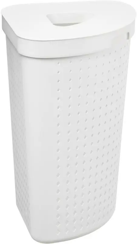 Wäschetonne Seoul in Weiß ca. 62l