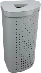Wäschetonne Seoul in Grau ca. 62l