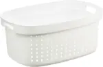 mömax Wäschekorb Seoul in Weiß ca. 42l
