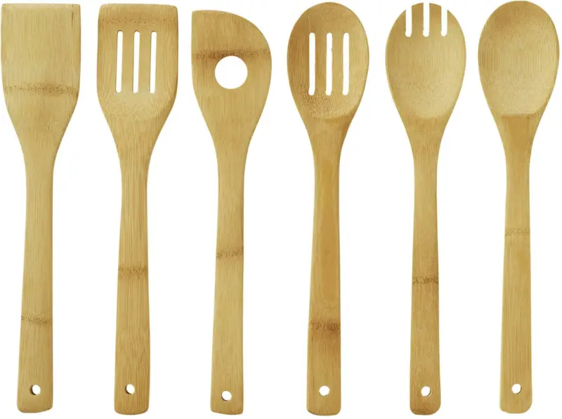 Küchenhelferset Woody aus Bambus 6-teilig