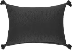 Zierkissen Frieda in Schwarz ca. 40x60cm