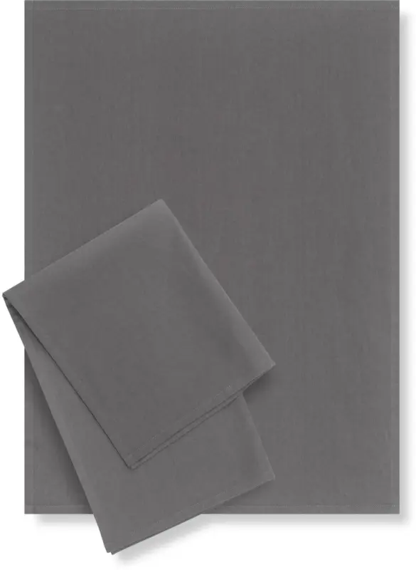 Geschirrtuch-Set Harry in Anthrazit, 2-teilig