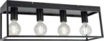 mömax Deckenleuchte Qaudri max. 40 Watt Deckenlampe