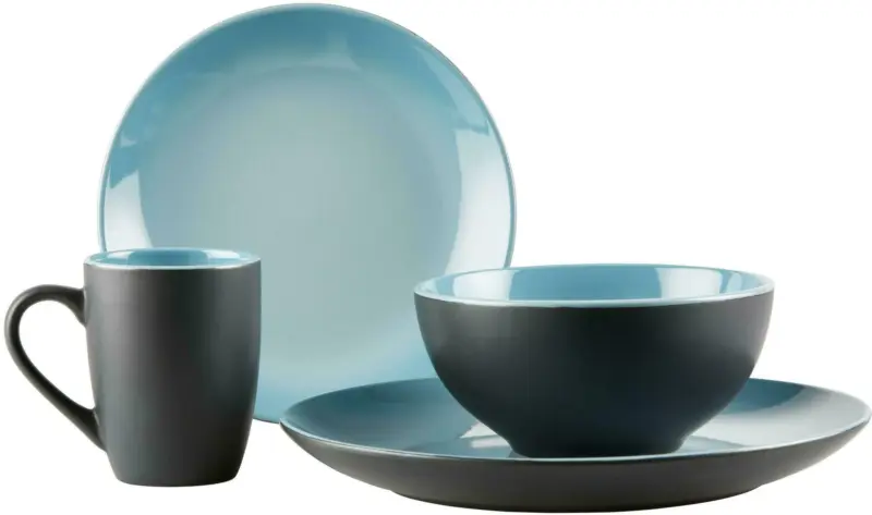 Kombiservice Micha aus Steingut, 16-teilig