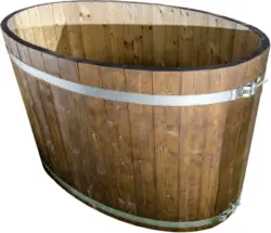 Badezuber oval, ca. 150/85/100cm