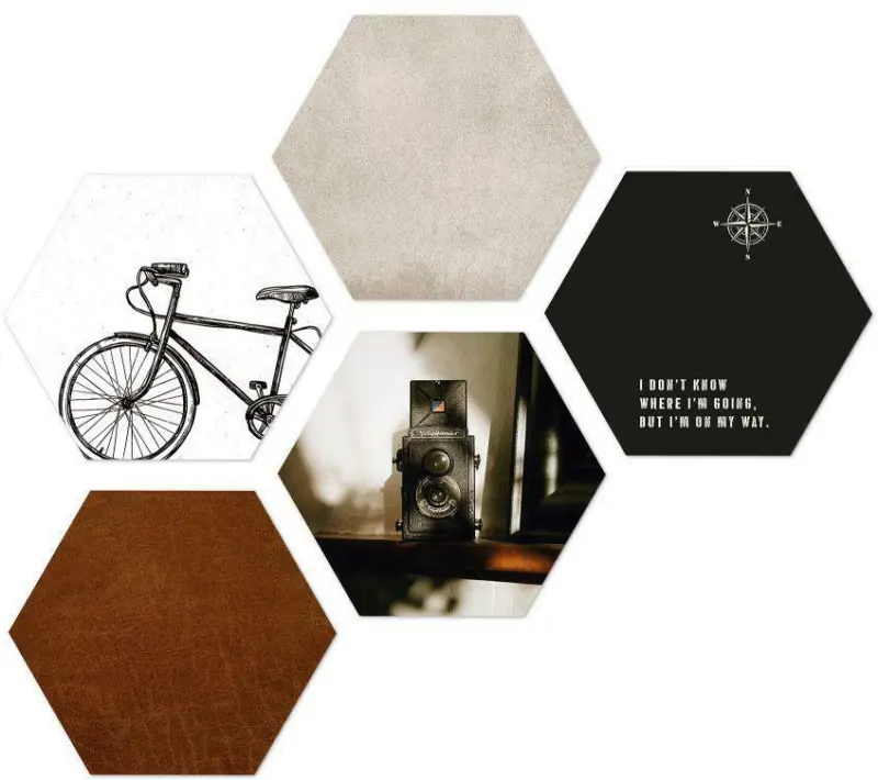 Bild Hexagon, 5er Set